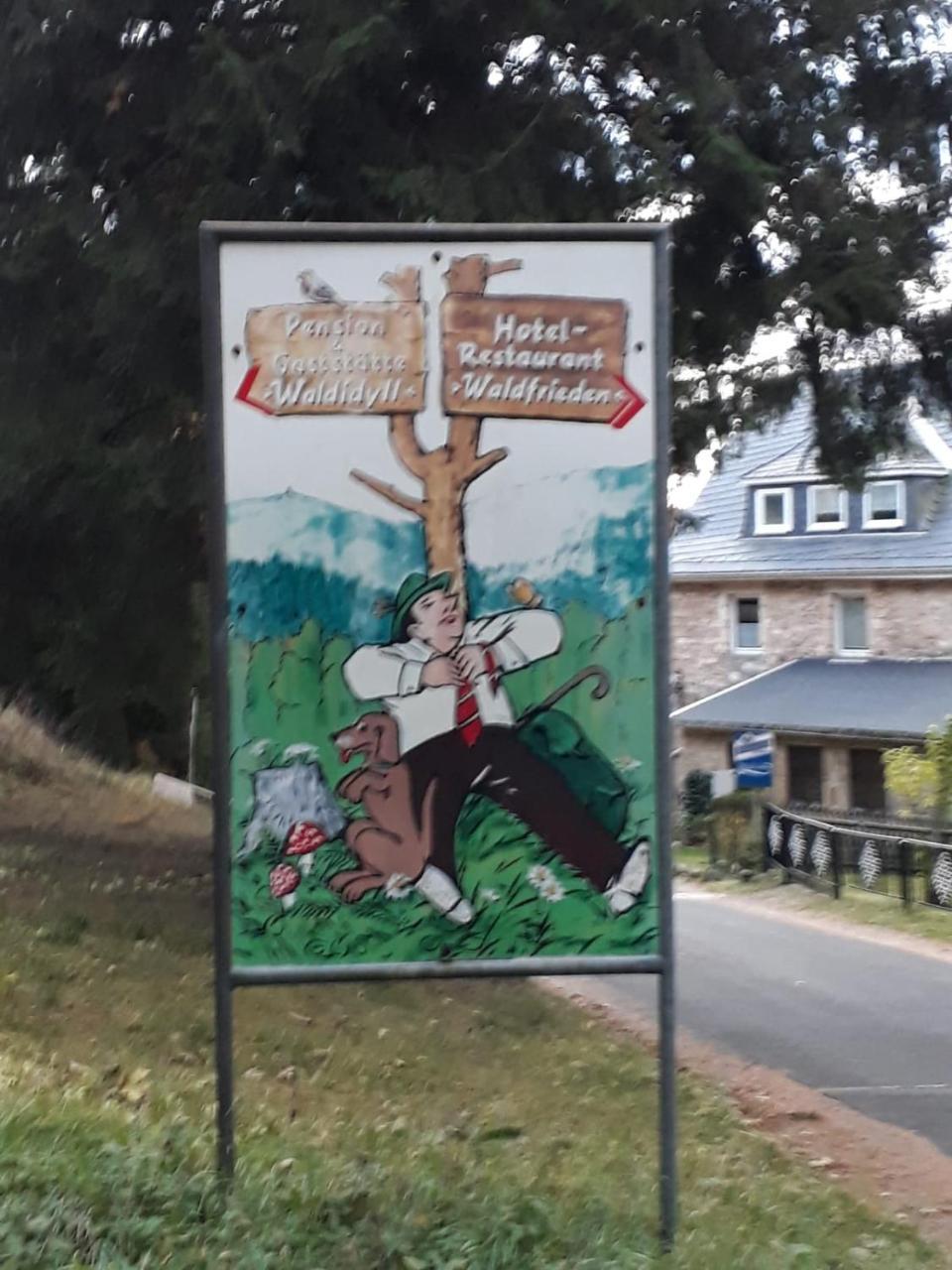 Pension Waldidyll Stützerbach Extérieur photo